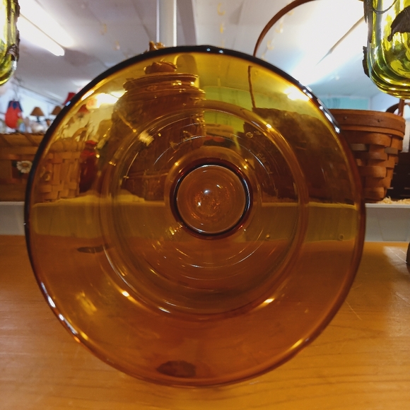 3pc. Set Amber glass candle holder - Picture 5 of 8